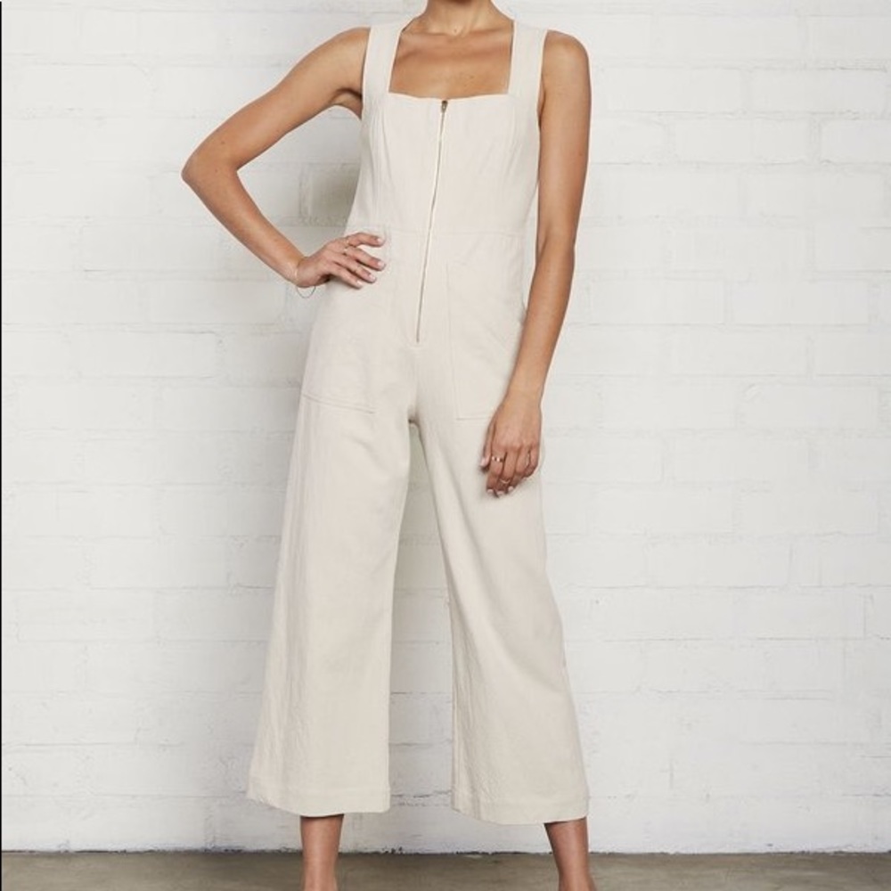 NWOT Rachel Pally Kai Linen Canvas Jumpsuit